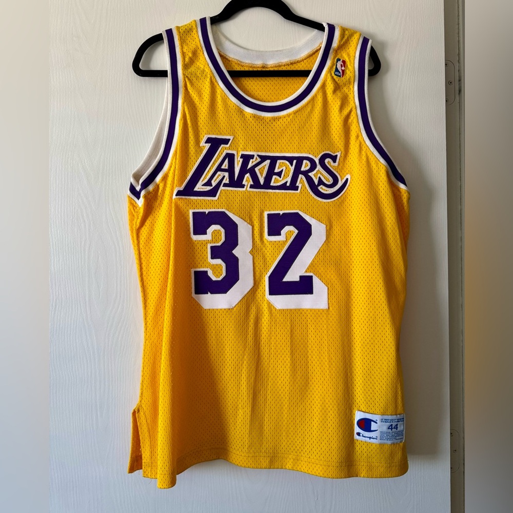 Champion Yellow Johnson Athletic Jersey